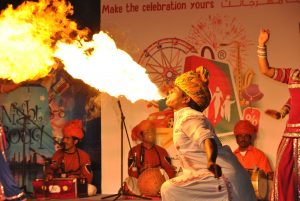 Rajasthani Fire dance